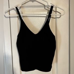 XS black tank top